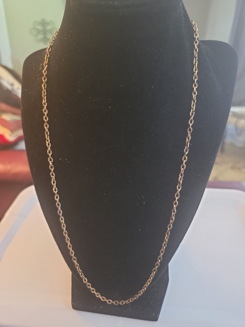 Vintage Gold-Tone Chain Necklace